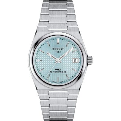 Tissot PRX Powermatic 35mm Ladies Ice Blue Watch - T1372071135100
